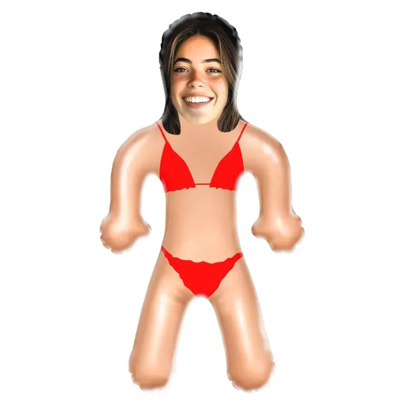 Personalized Bikini Blow Up Dolls Funny Inflatable Doll Party Favors Gifts for Her