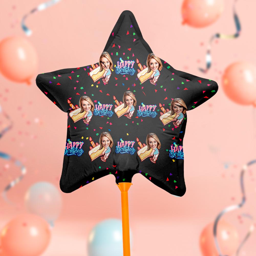 Personalized Face Funny Birthday Balloons for Party Decoration Supplies