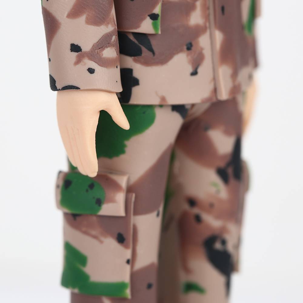 Male Soldier Custom Bobblehead With Engraved Text