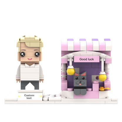 Custom Brick Figures Pen Holder Personalized Brick Figures and Pen Holder Pet Pen Holder