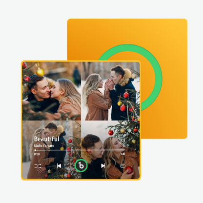 FridgeBeats Framed Custom Music Fridge Magnet Colorful Album Fridge Magnet That Can Be Played Song Christmas Gift New 4.0 Upgrade