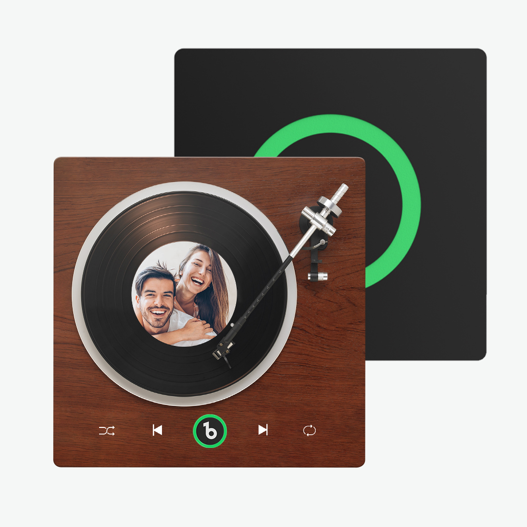 FridgeBeats Frameless New 4.0 Upgrade Custom Music Fridge Magnet Vinyl Player Style Fridge Magnet Gift for Lover