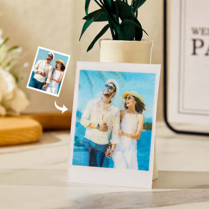 Custom Photo Transformation Card Personalized Illusion View Card Creative Gifts