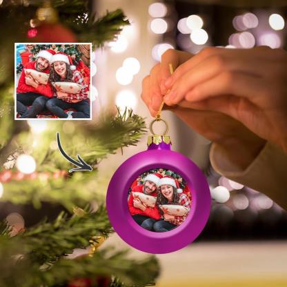 Custom Christmas Balls Hanging Ornaments