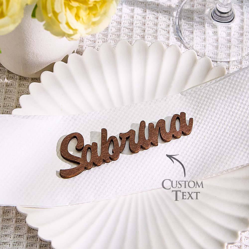 Personalized Wedding Place Cards Table Names Custom Guest Names Table Decorations Gift for Wedding
