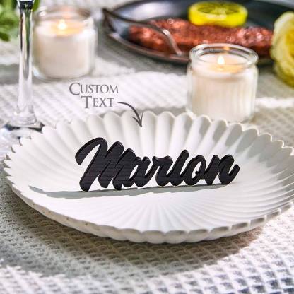 Personalized Wedding Place Cards Table Names Custom Guest Names Table Decorations Gift for Wedding