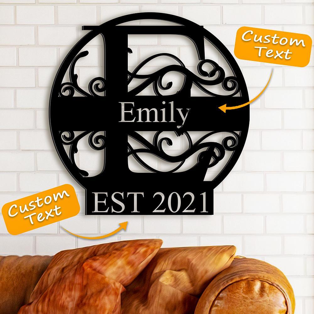 Custom Family Name Decor Last Name Sign Best Wedding Gift for Your Loved Ones