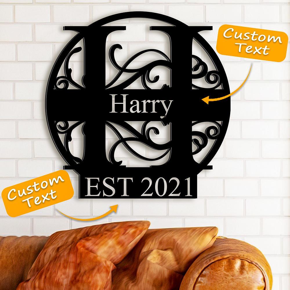 Custom Family Name Decor Last Name Sign Best Wedding Gift for Your Loved Ones