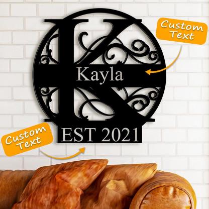 Custom Family Name Decor Last Name Sign Best Wedding Gift for Your Loved Ones