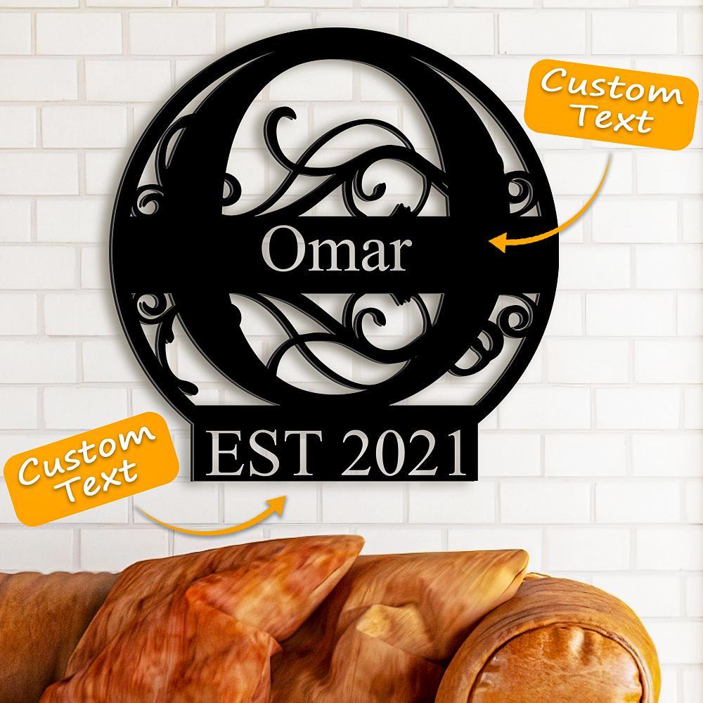 Custom Family Name Decor Last Name Sign Best Wedding Gift for Your Loved Ones