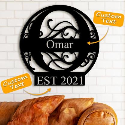 Custom Family Name Decor Last Name Sign Best Wedding Gift for Your Loved Ones