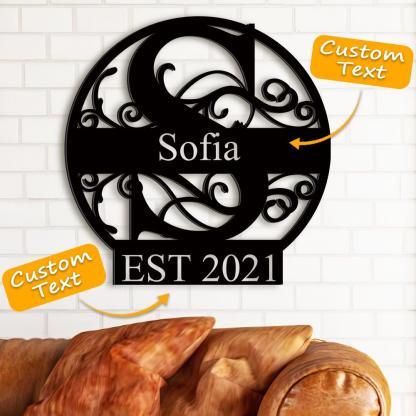 Custom Family Name Decor Last Name Sign Best Wedding Gift for Your Loved Ones