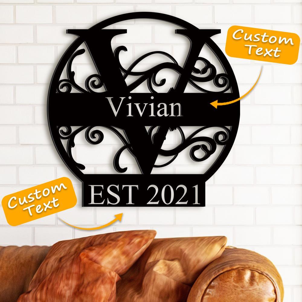 Custom Family Name Decor Last Name Sign Best Wedding Gift for Your Loved Ones