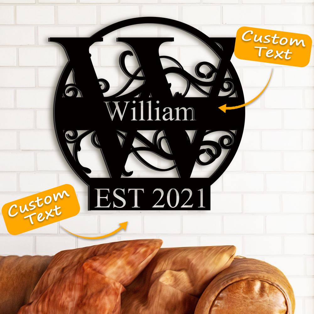 Custom Family Name Decor Last Name Sign Best Wedding Gift for Your Loved Ones