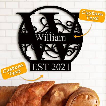 Custom Family Name Decor Last Name Sign Best Wedding Gift for Your Loved Ones