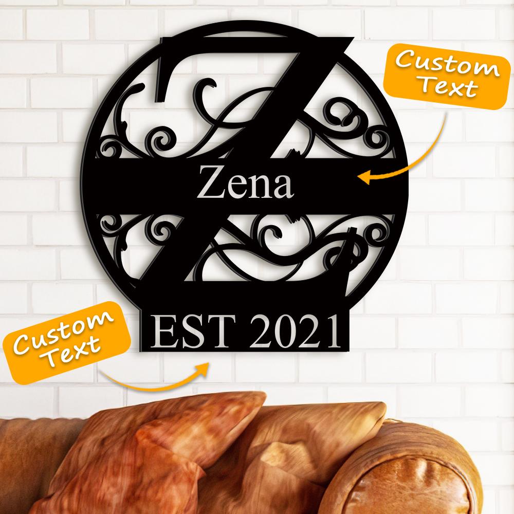 Custom Family Name Decor Last Name Sign Best Wedding Gift for Your Loved Ones