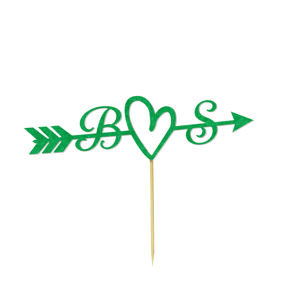 Personalized Text Wedding Cake Birthday Cake Topper - Custom Name Decoration