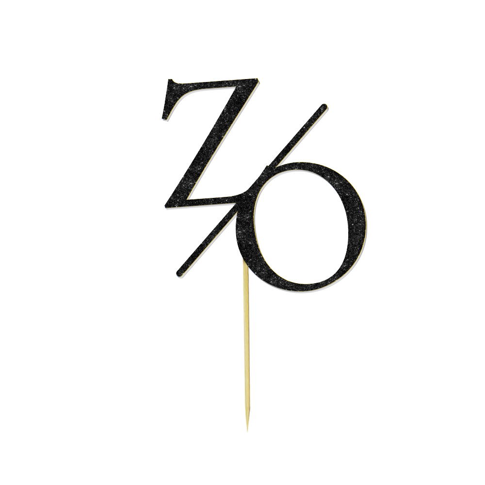 Personalized Text Wedding Cake Birthday Cake Topper - Custom Name Decoration