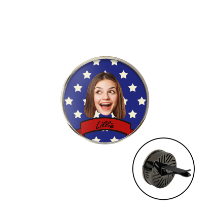 Custom Car Aromatherapy Essential Oil Diffuser Car Air Freshener Vent Clip