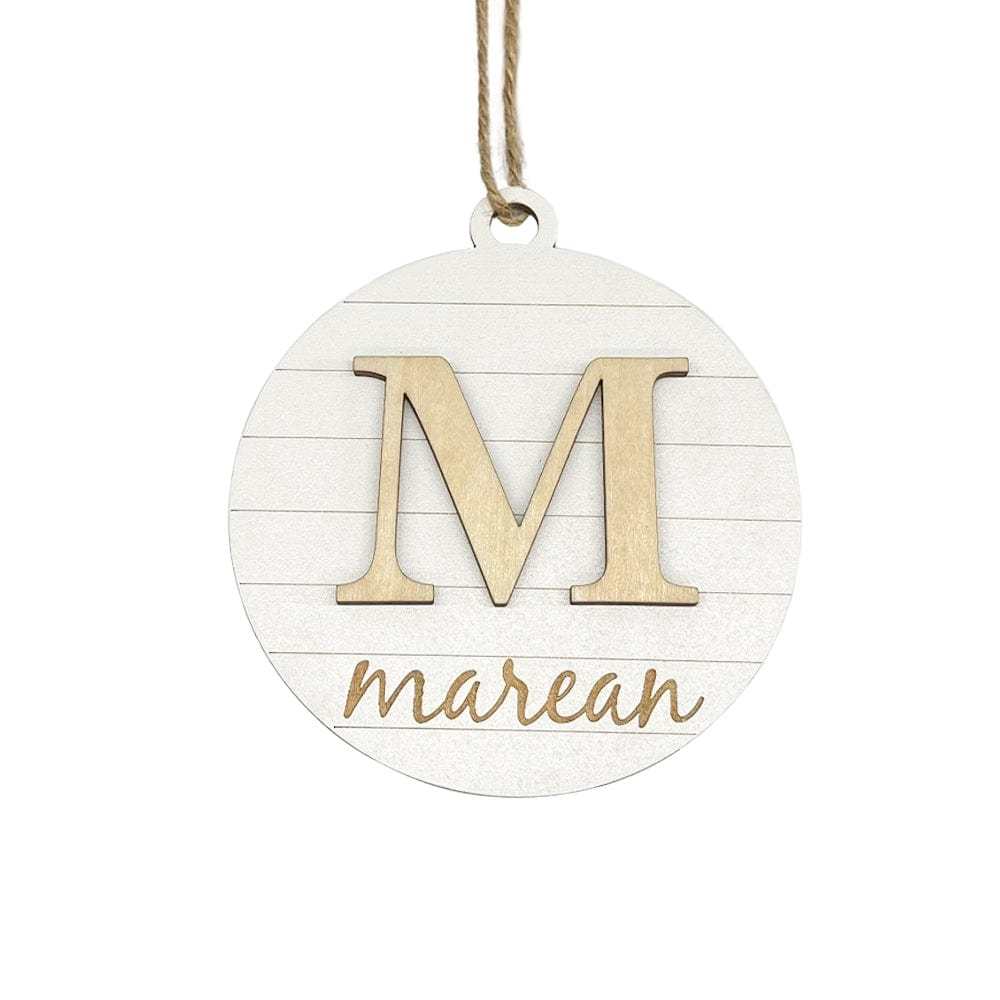 Custom Engraved Name Christmas Ornament Personalized Wooden Ornament Christmas Tree Decoration