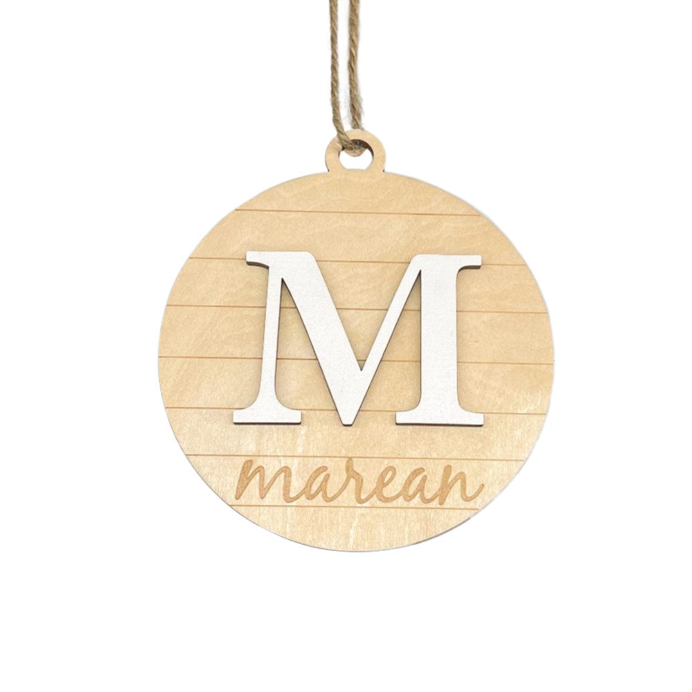 Custom Engraved Name Christmas Ornament Personalized Wooden Ornament Christmas Tree Decoration