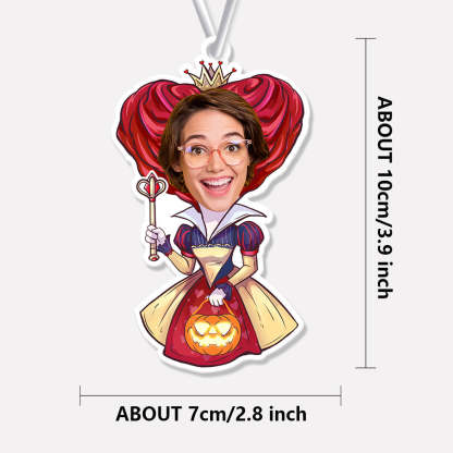 Custom Halloween Car Air Freshener Funny Rearview Mirror Ornament for Halloween Gift