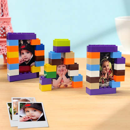 Custom Dad Building Brick Puzzles Personalised Photo Building Blocks