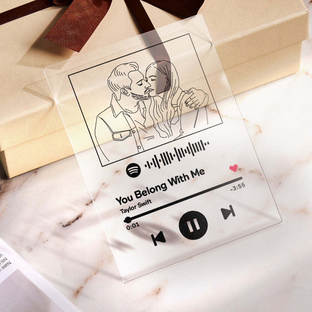 Gifts for Her Custom 3D Photo Keychain Photo Plaque Personalized Frame with Engraved