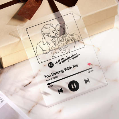 Gifts for Her Custom 3D Photo Keychain Photo Plaque Personalized Frame with Engraved