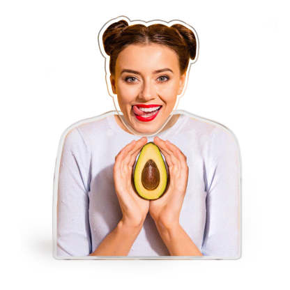 Custom Photo Shaking Head Ornament Personalized Car Dashboard Decoration Home Desktop Ornament