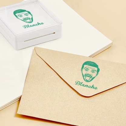 Custom Portrait Stamps Personalized Funny Pet Stamp Gift for Him and Her