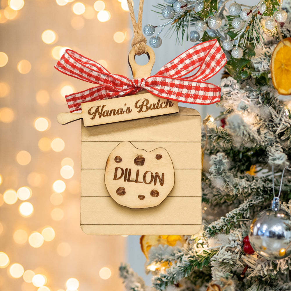 Personalized Family Ornament Custom Family Name Christmas Cookie Ornament Gifts
