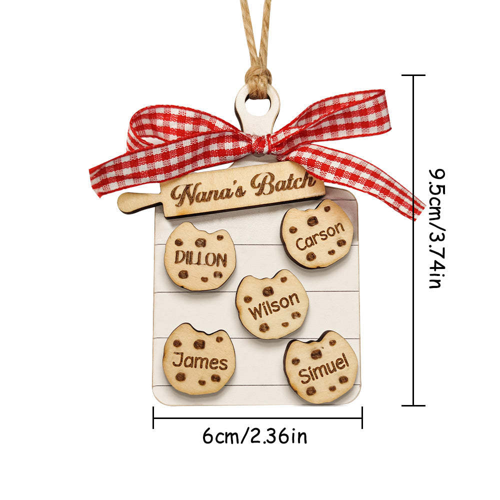 Personalized Family Ornament Custom Family Name Christmas Cookie Ornament Gifts
