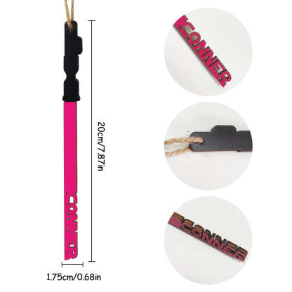 Personalized Christmas Lightsaber ornament Custom Family Member Name Unique Christmas Gifts