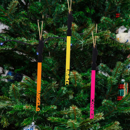 Personalized Christmas Lightsaber ornament Custom Family Member Name Unique Christmas Gifts