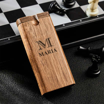 Personalized Wooden Box Wooden Dugout One Hitter Mini Portable Storage Box Christmas Gift