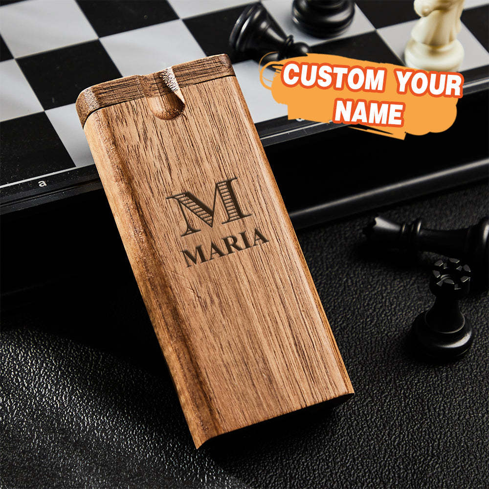 Personalized Wooden Box Wooden Dugout One Hitter Mini Portable Storage Box Christmas Gift