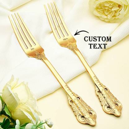 Personalized Wedding Tableware Mr & Mrs Wedding Forks Wedding Gifts