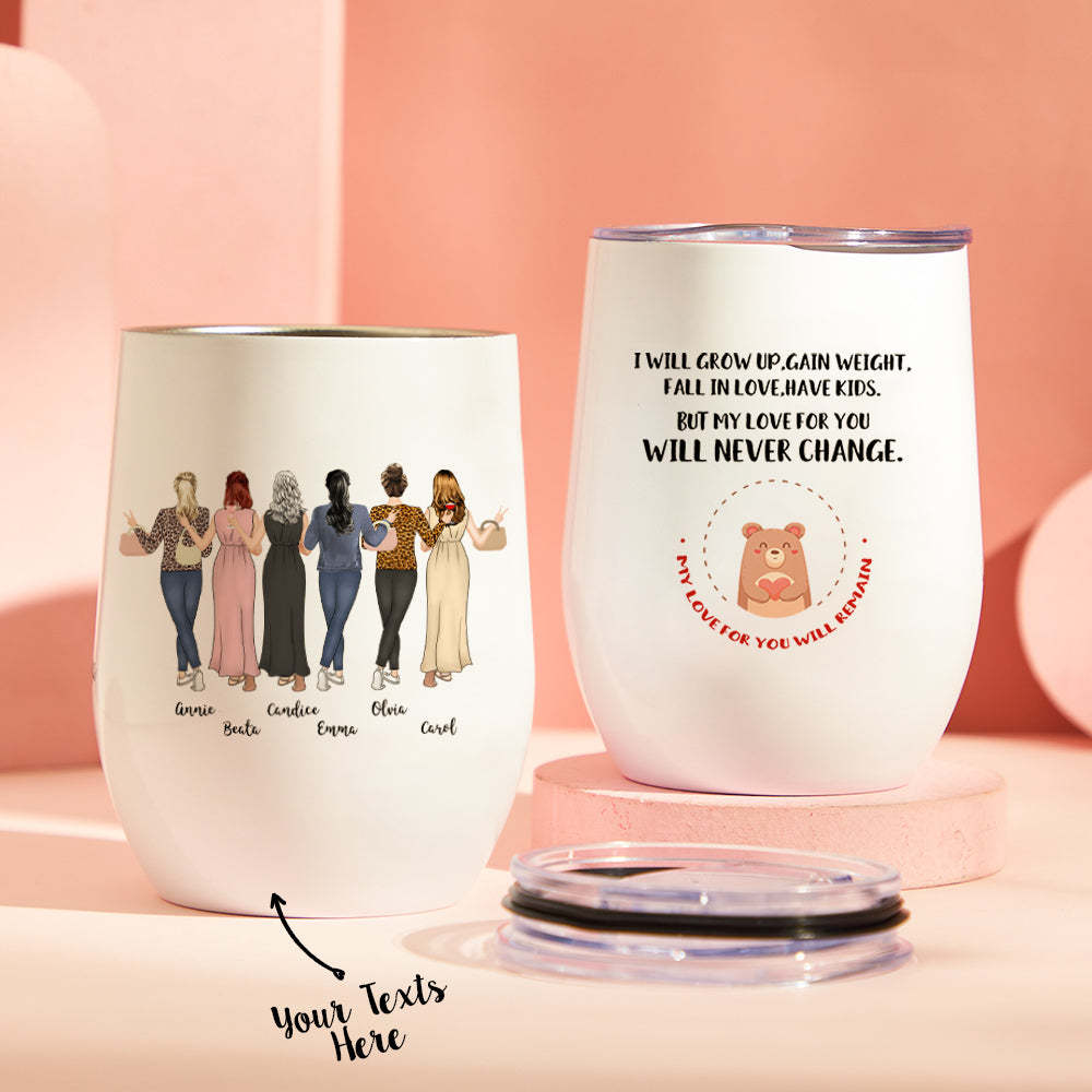 Custom Image Engraved Mugs Like Mother Like Daughter Gifts for Mom