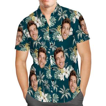 Custom Hawaiian Shirts With Face Vintage Hawaiian Shirts-Unisex