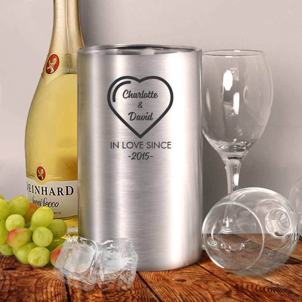 Personalized Engraved Ice Wine Barrel Wedding Supplies