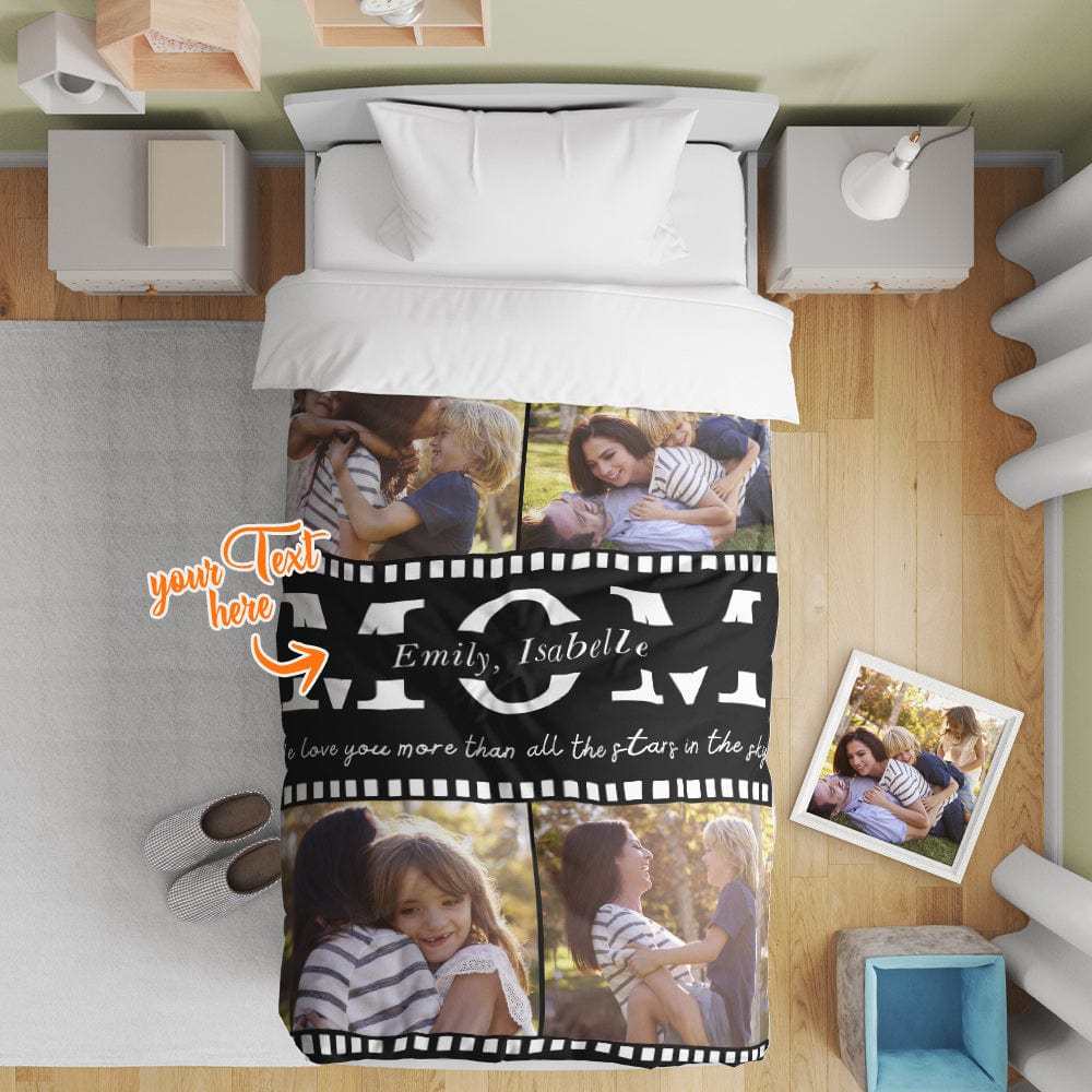 Personalized Photo Collage Bedding Custom Bedding Duvet Cover Single Bed Sheet Gifts