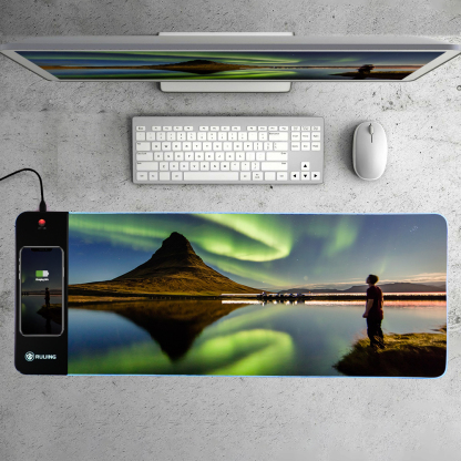 RGB Wireless Charger Custom LED Gaming Mouse Pads