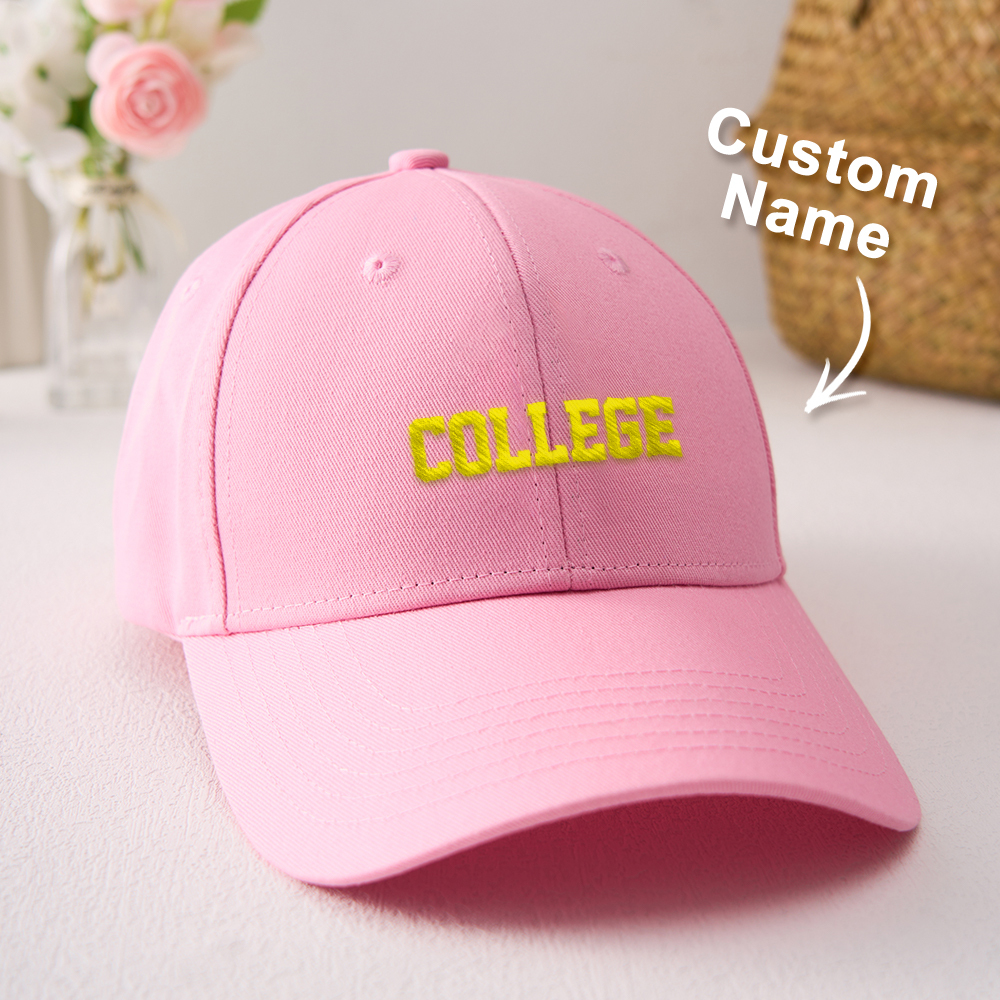Personalized Team Caps Game Day Gift Idea for Teammates and Sports Fans Back to School Gift