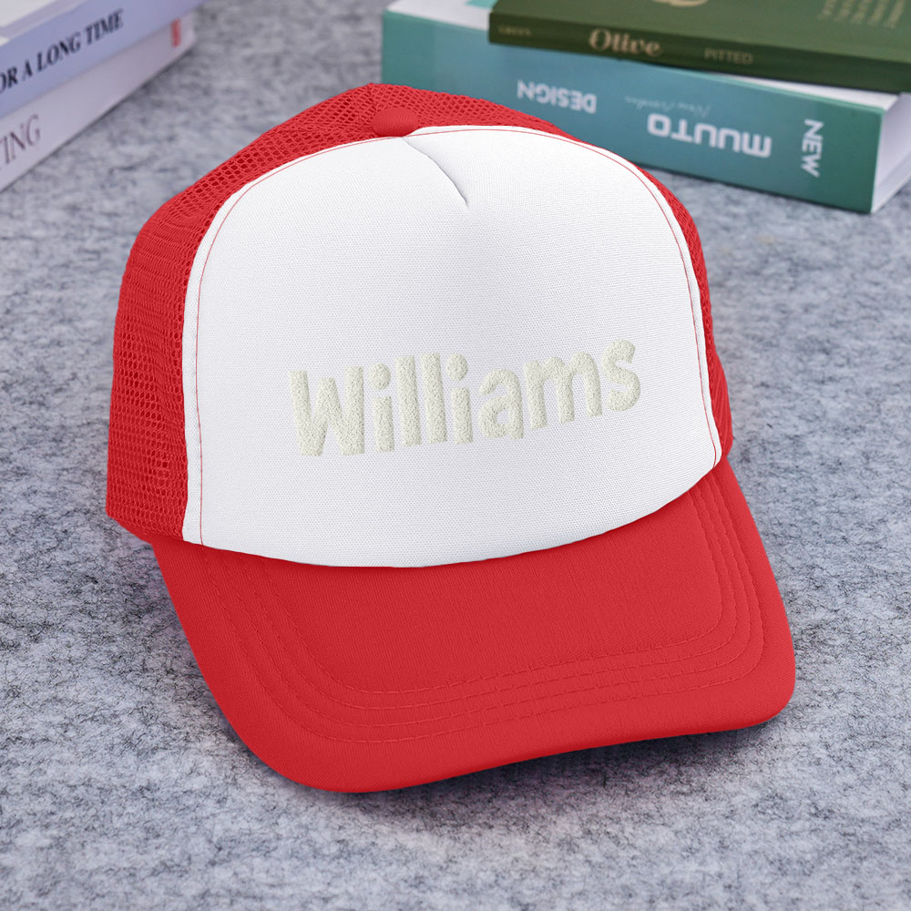 Custom Puff Print Trucker Hat Personalized Name Foam Trucker Caps for Adult Back to School Gift