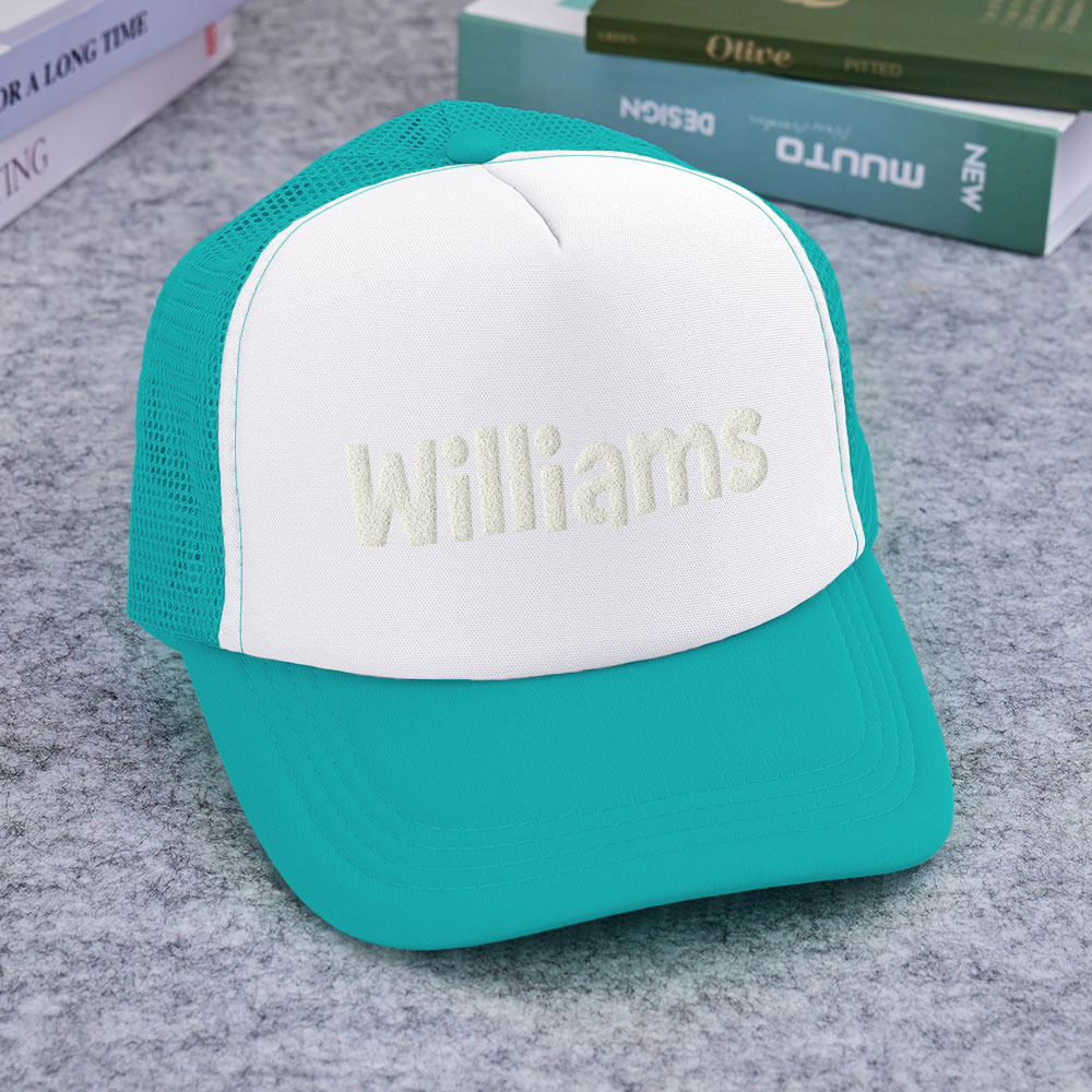 Custom Puff Print Trucker Hat Personalized Name Foam Trucker Caps for Adult Back to School Gift