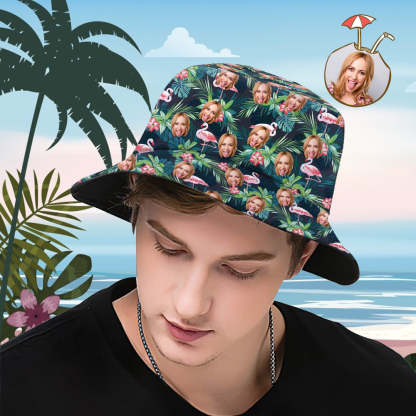 Custom Bucket Hat Unisex Outdoor Summer Cap Hiking Beach Sports Hats Gift for Lover Multiple Styles