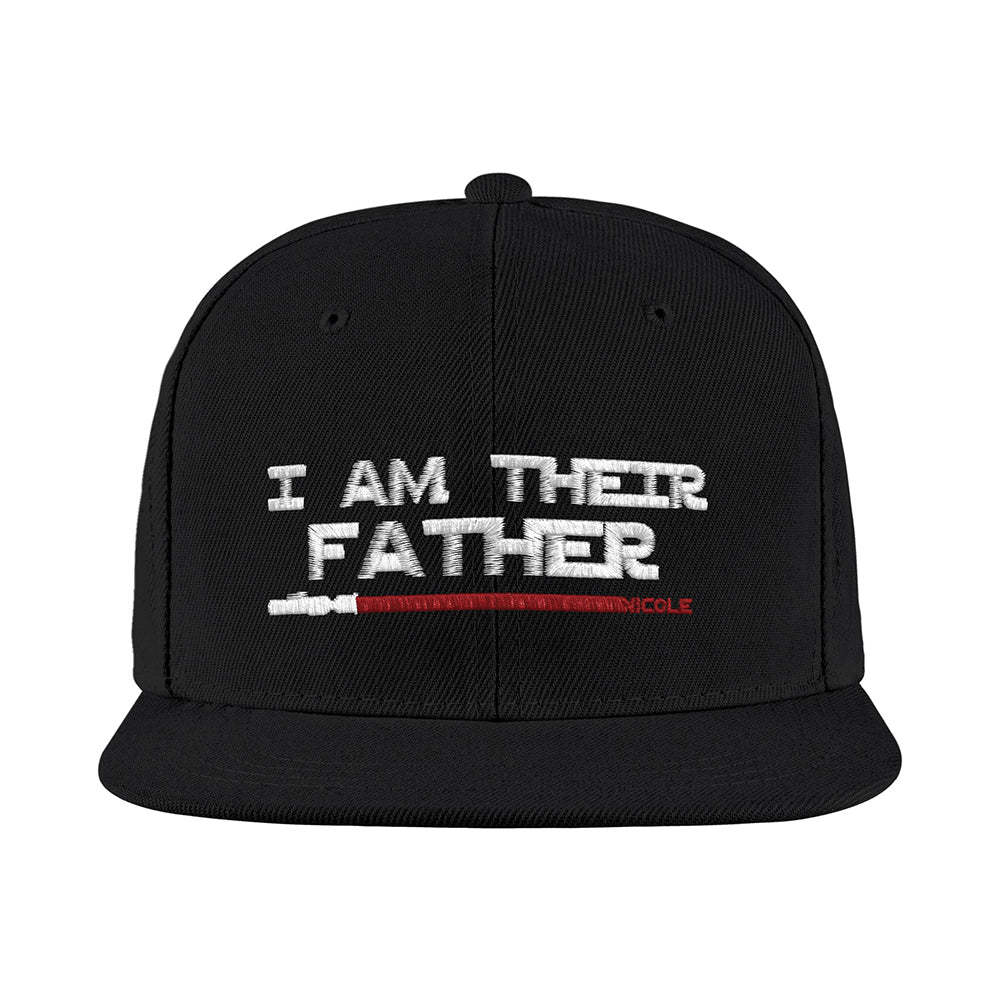 Personalized Light Saber I Am Their Father Baseball Cap Gifts for Father
