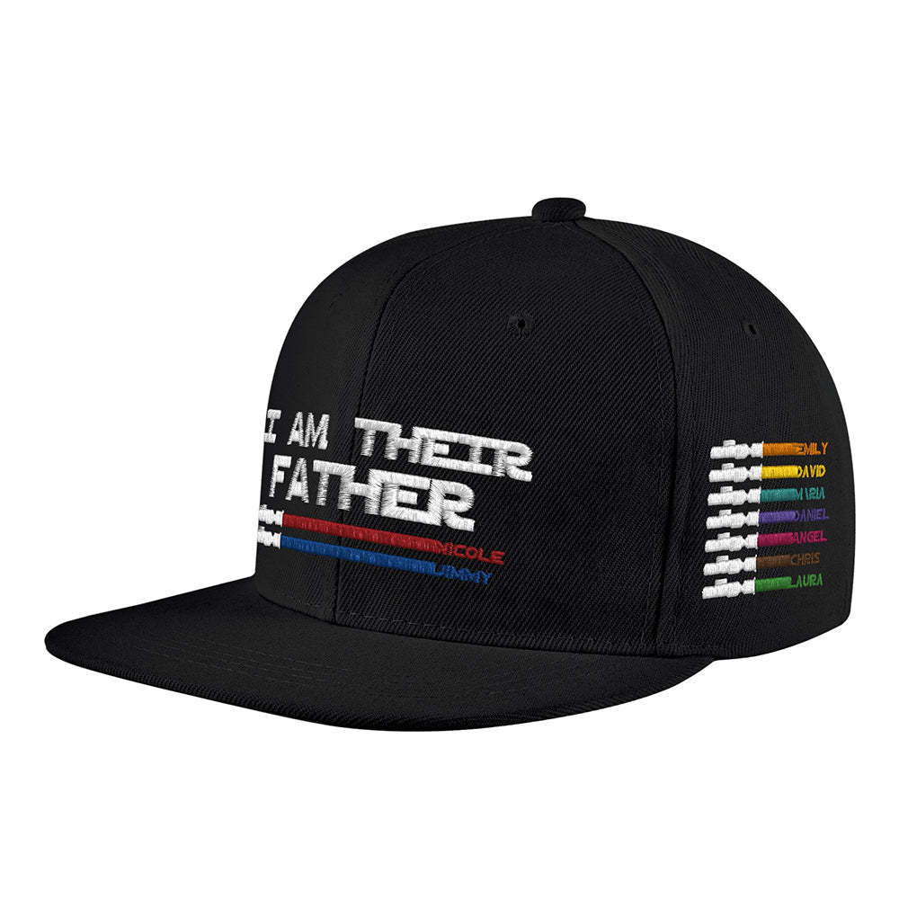Personalized Light Saber I Am Their Father Baseball Cap Gifts for Father