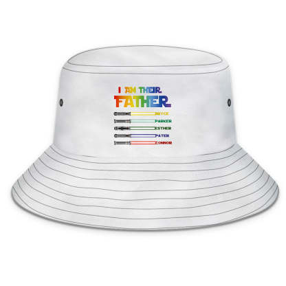 Custom Bucket Hat Light Saber I Am Their Father Bucket Hat Gifts for Father